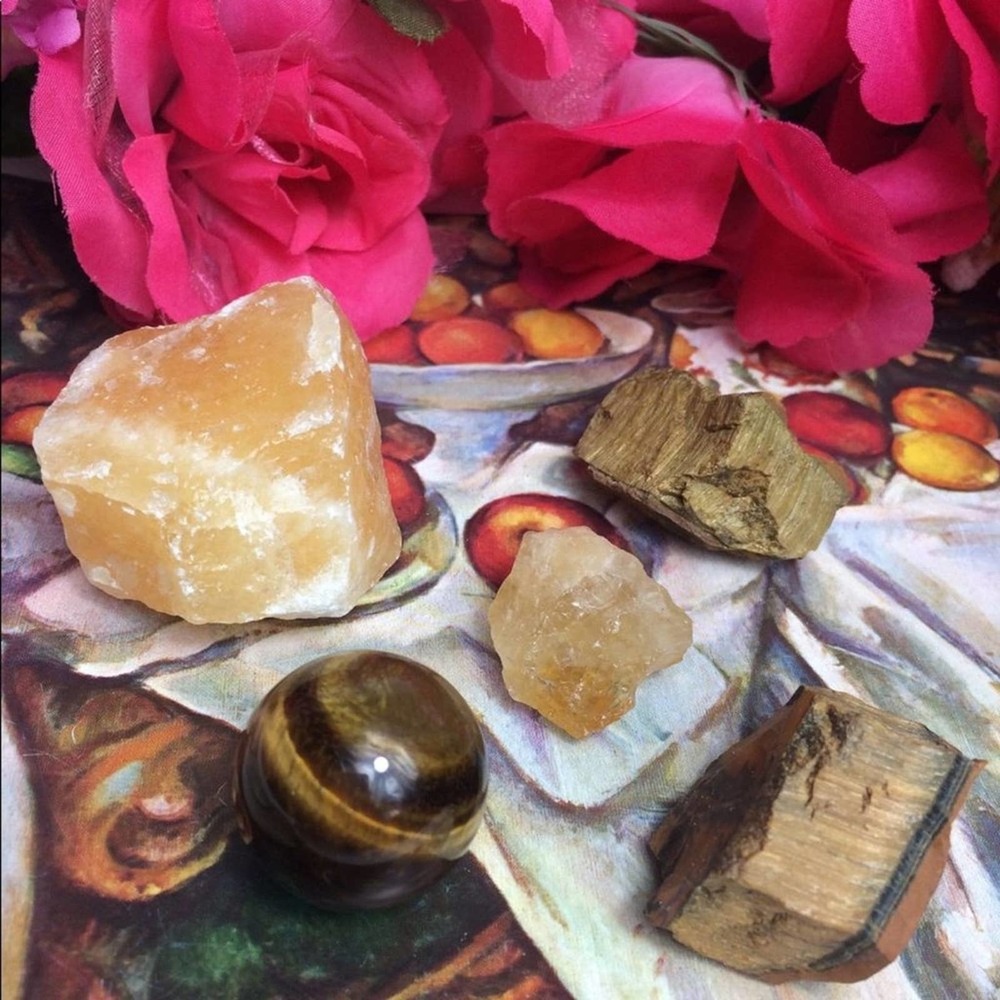 Tigers Eye Citrine Calcite NWOT Bundle 5 Pcs